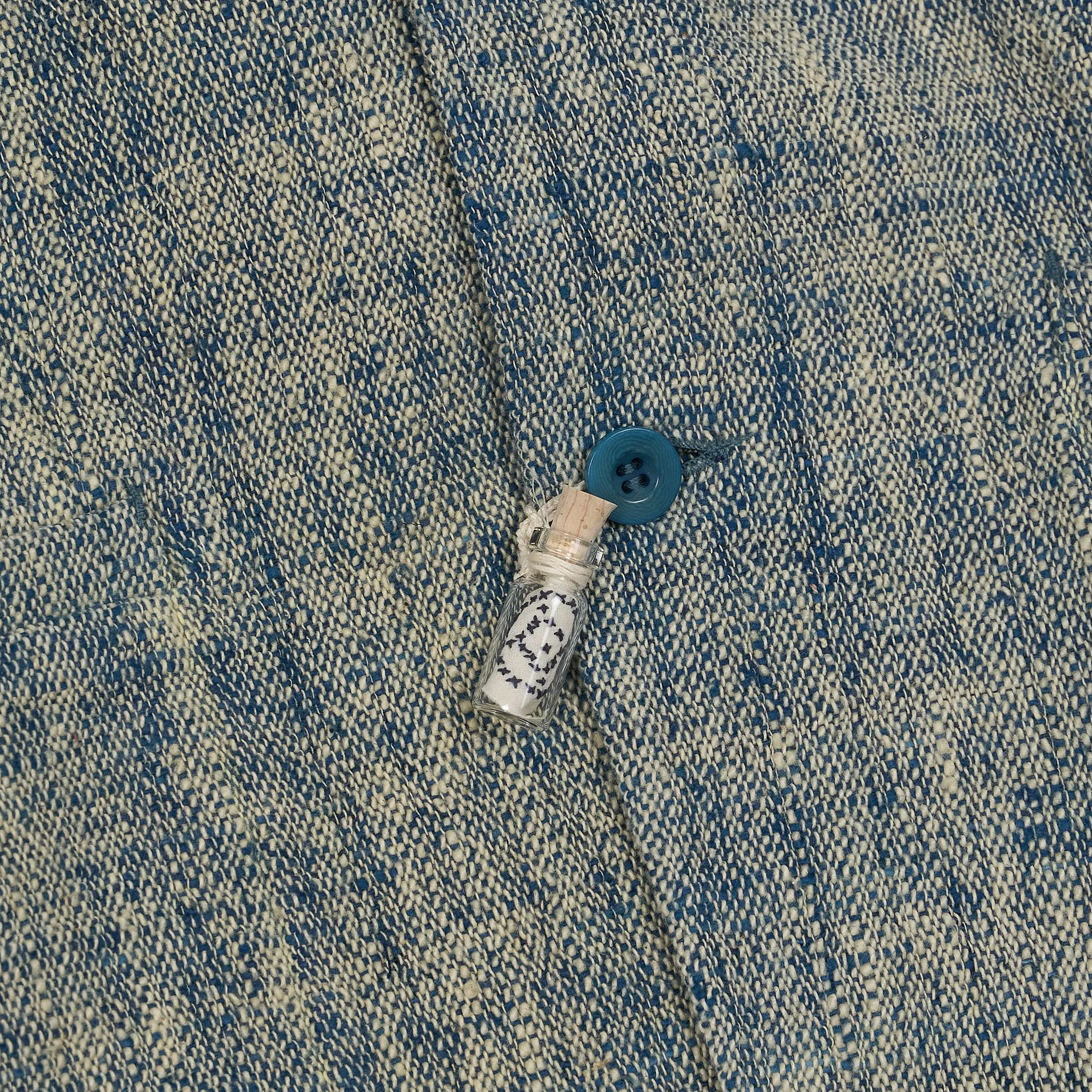11.11 / eleven eleven Handwoven Indigo Dyed Blazer