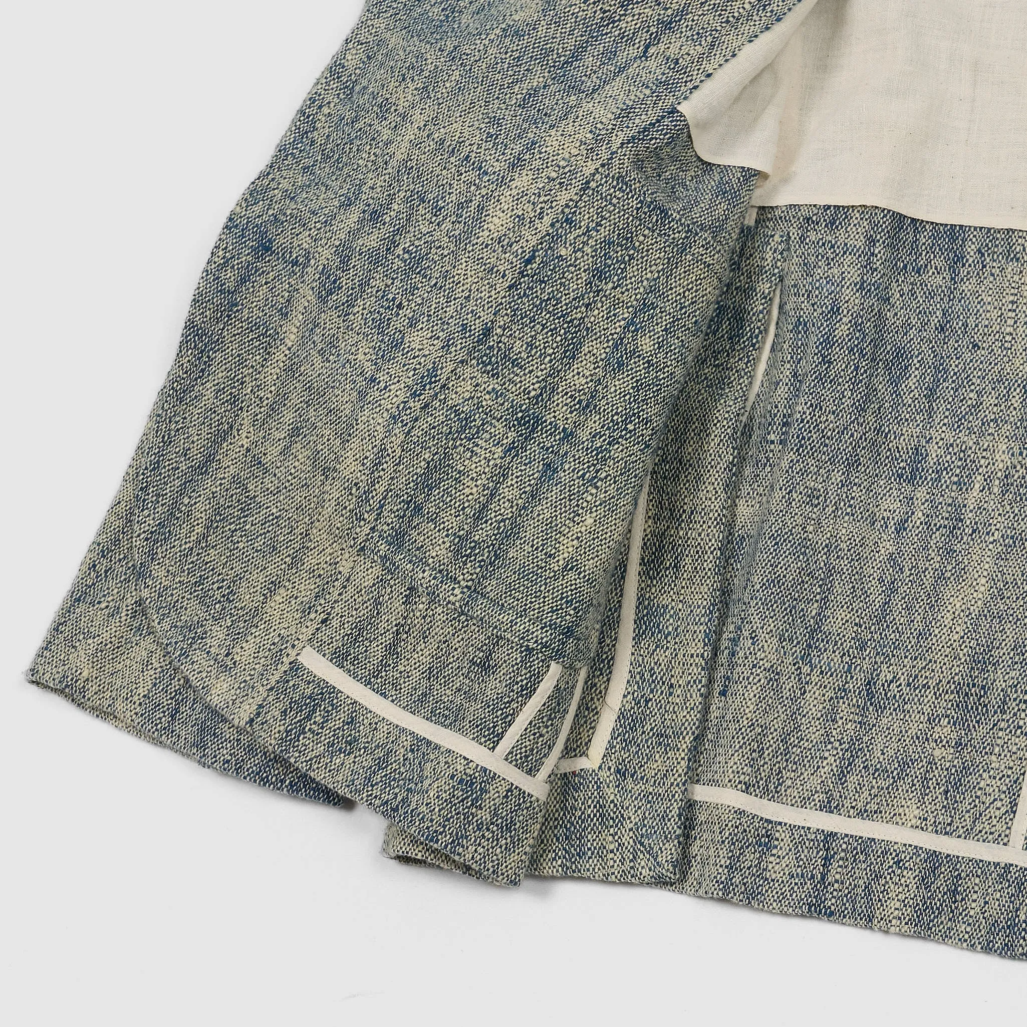 11.11 / eleven eleven Handwoven Indigo Dyed Blazer