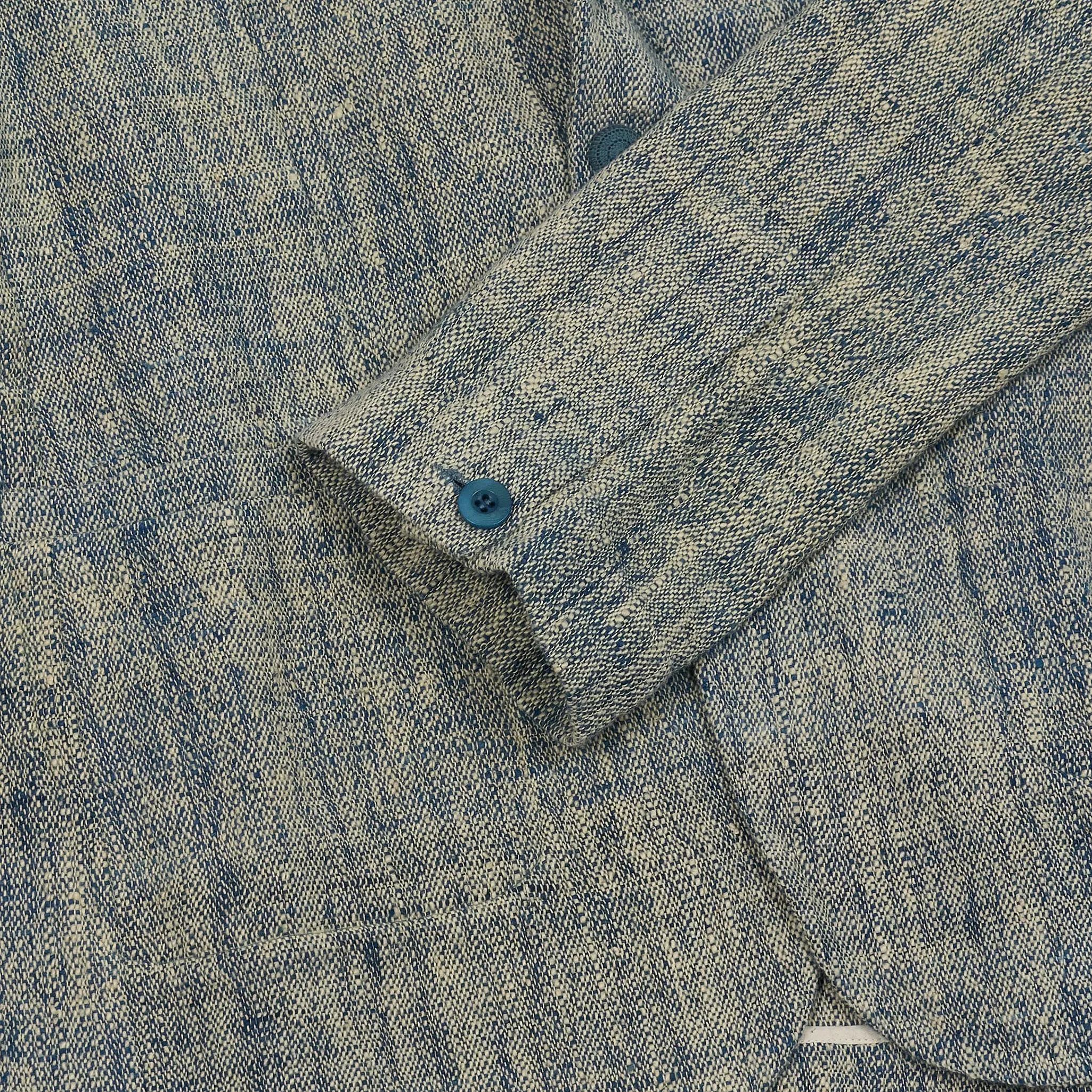 11.11 / eleven eleven Handwoven Indigo Dyed Blazer