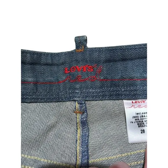 (28) $150 Levi's Jeans Red Collection Limited Edition Boot Cut Jeans Size 28