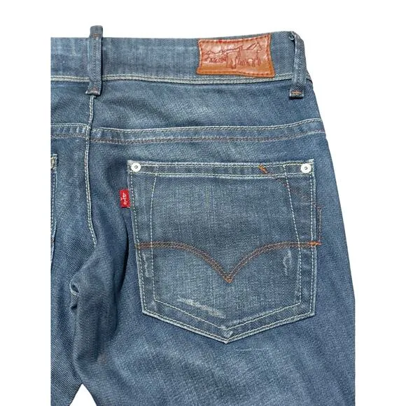 (28) $150 Levi's Jeans Red Collection Limited Edition Boot Cut Jeans Size 28