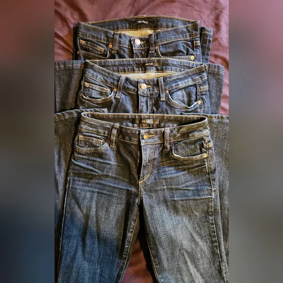 3 pair total: 2 Joe's jeans and 1 J brand jean size 25 and 24