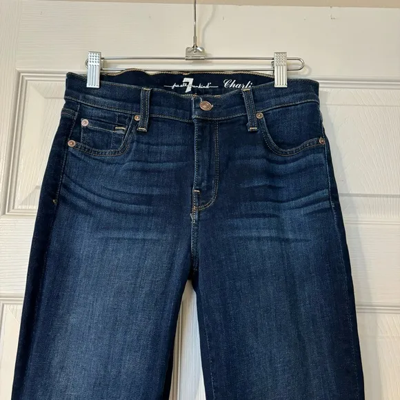 7 For All Mankind Flare Bootcut Charlize Jeans. Sz: 28