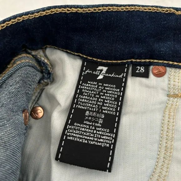 7 For All Mankind Flare Bootcut Charlize Jeans. Sz: 28