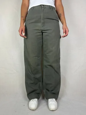 90's Carhartt Heavy Duty Vintage Carpenter Jeans Size 30x31