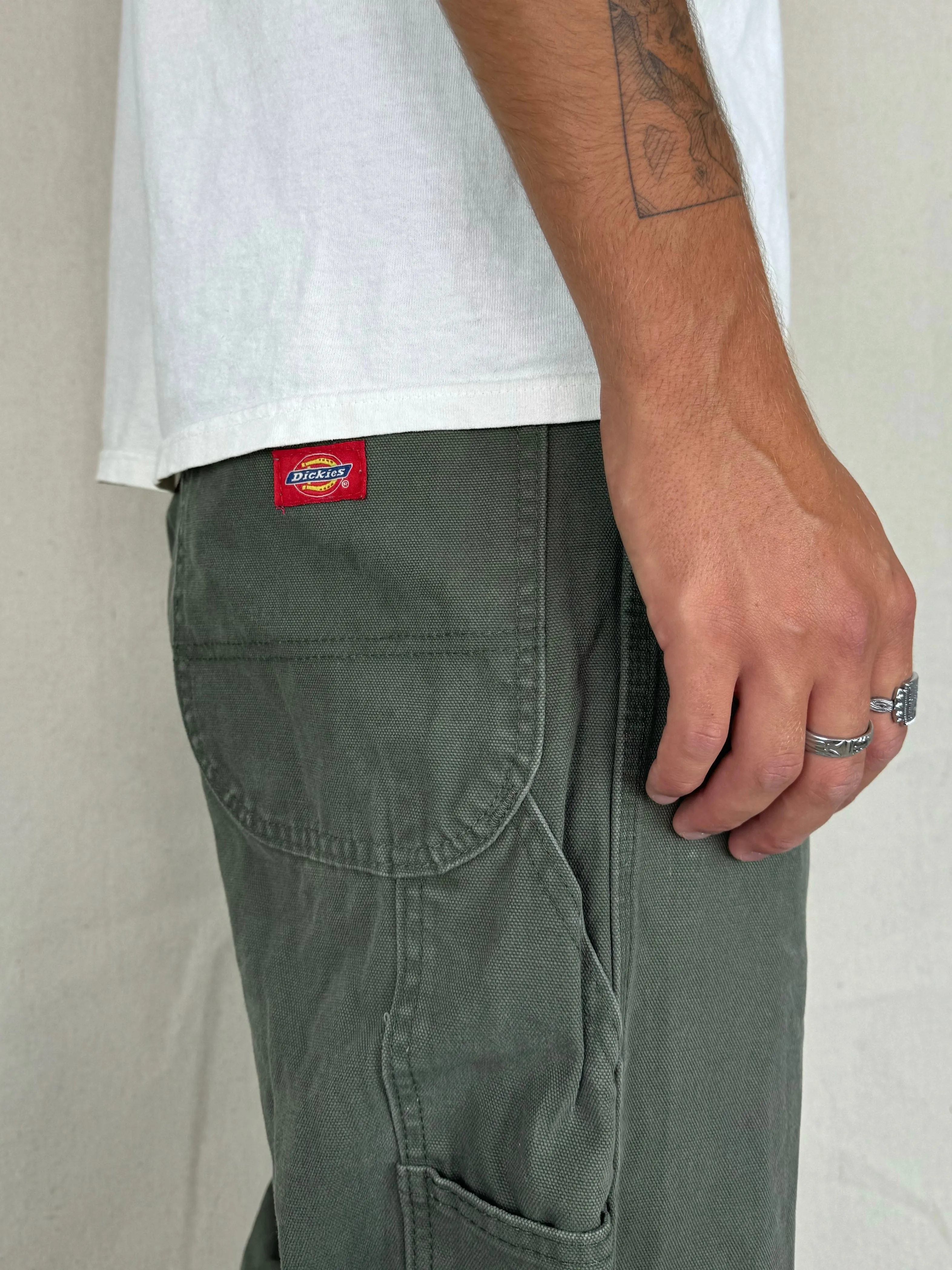 90's Dickies Heavy Duty Vintage Carpenter Jeans Size 32x31