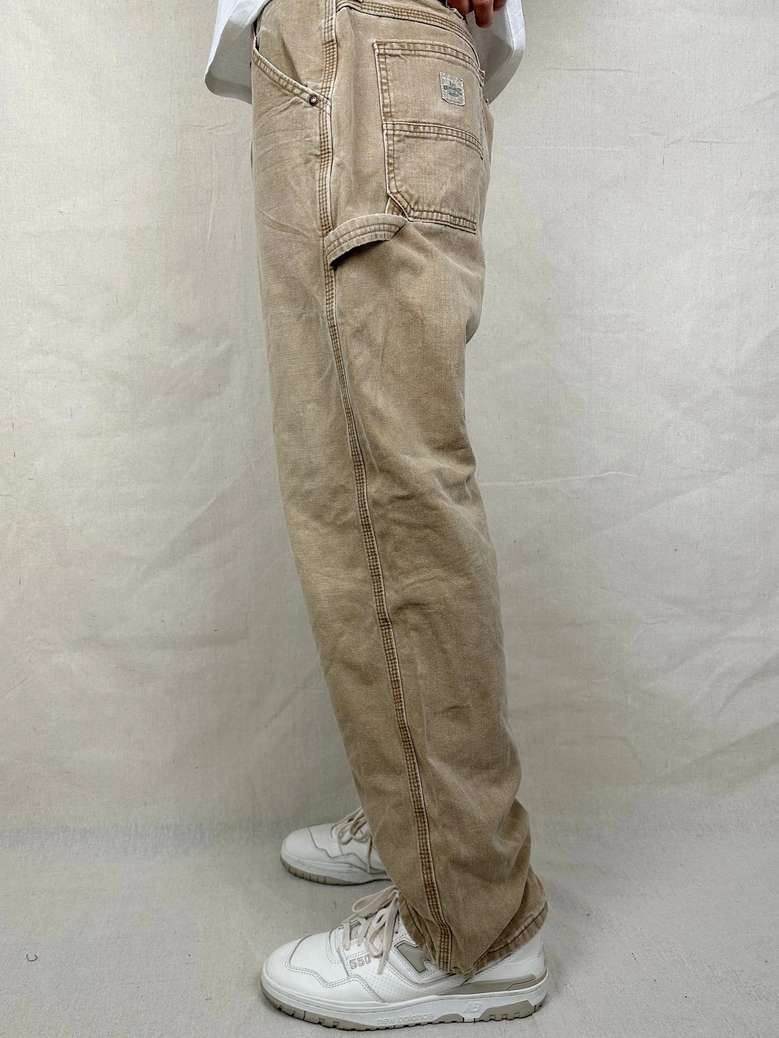 90's Lee Vintage Carpenter Jeans Size 34x32
