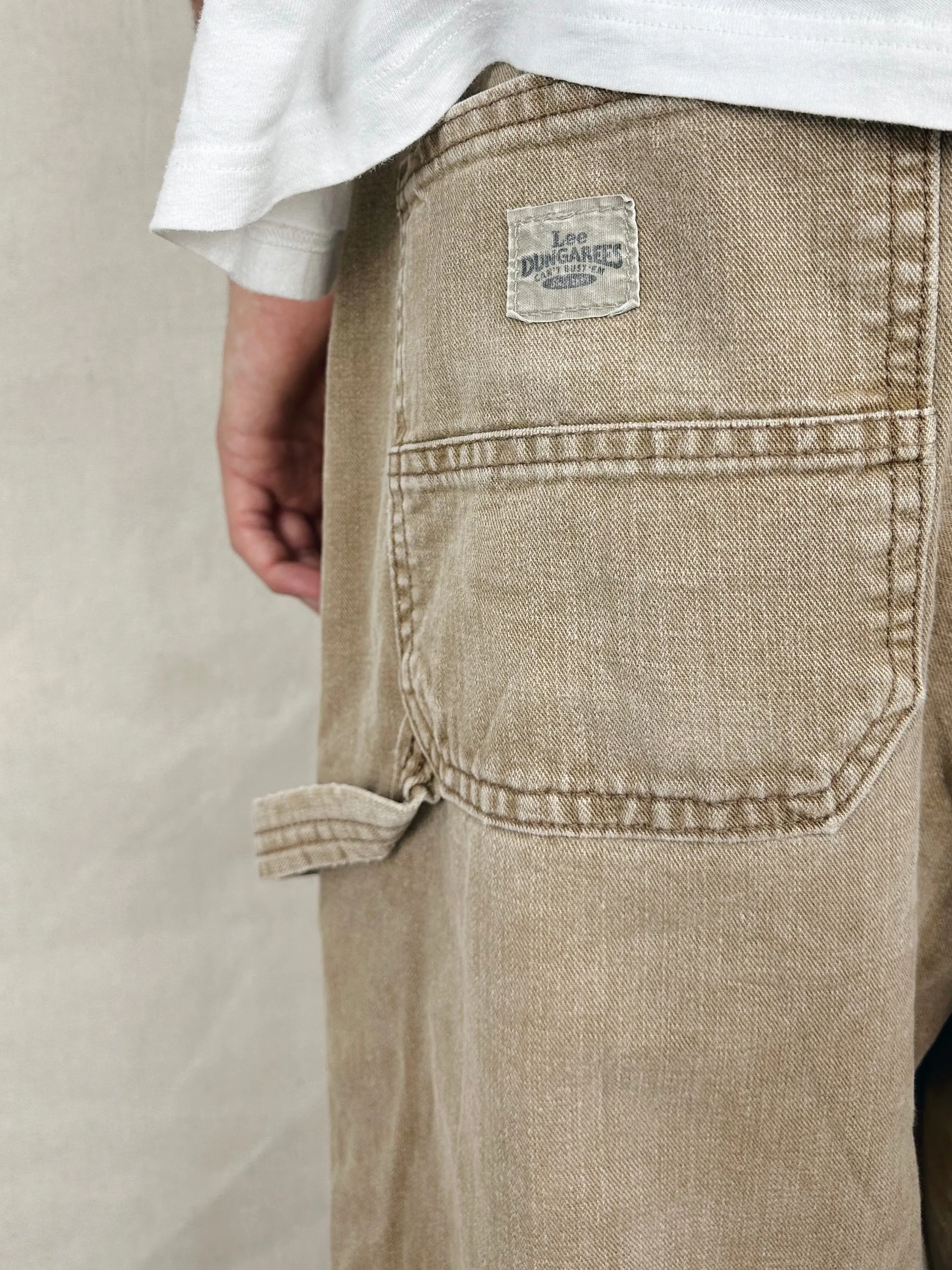 90's Lee Vintage Carpenter Jeans Size 34x32
