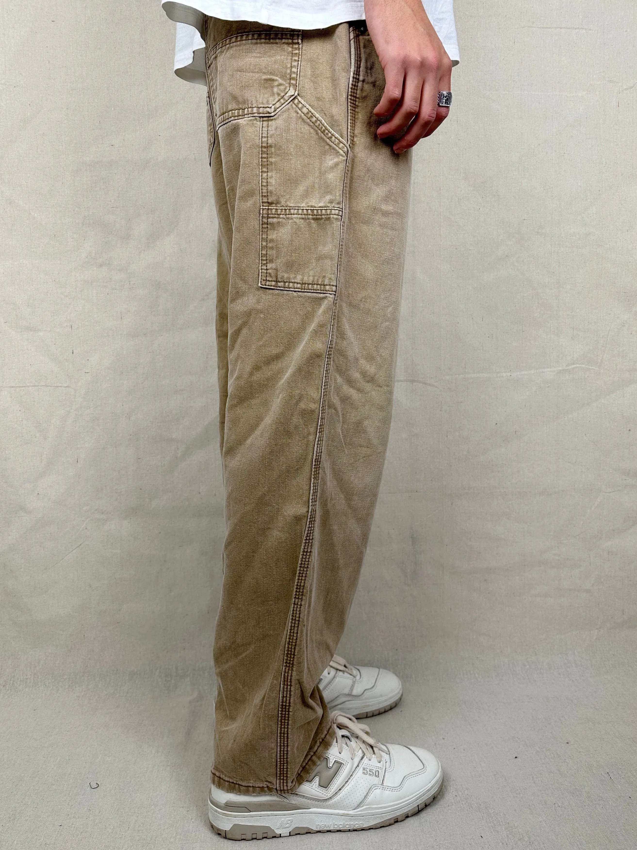 90's Lee Vintage Carpenter Jeans Size 34x32