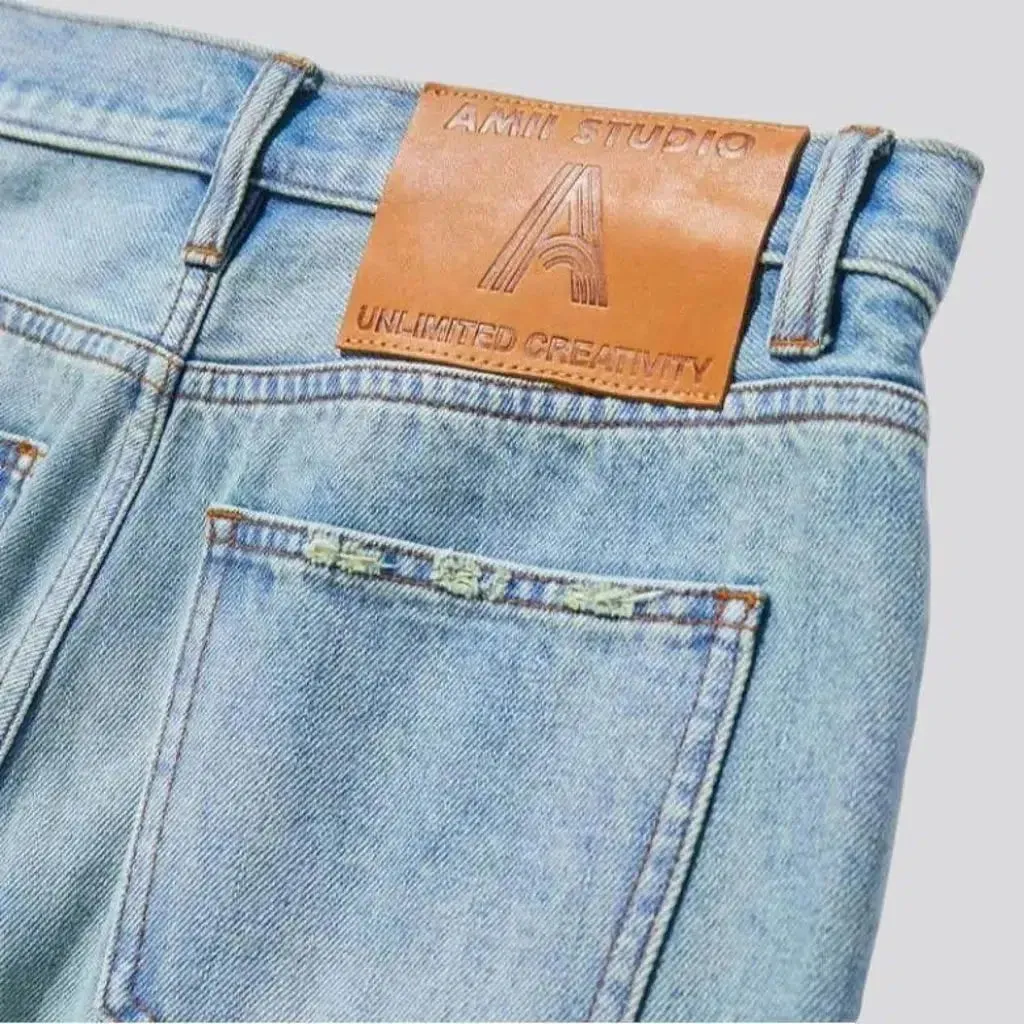 90s sanded jeans for women