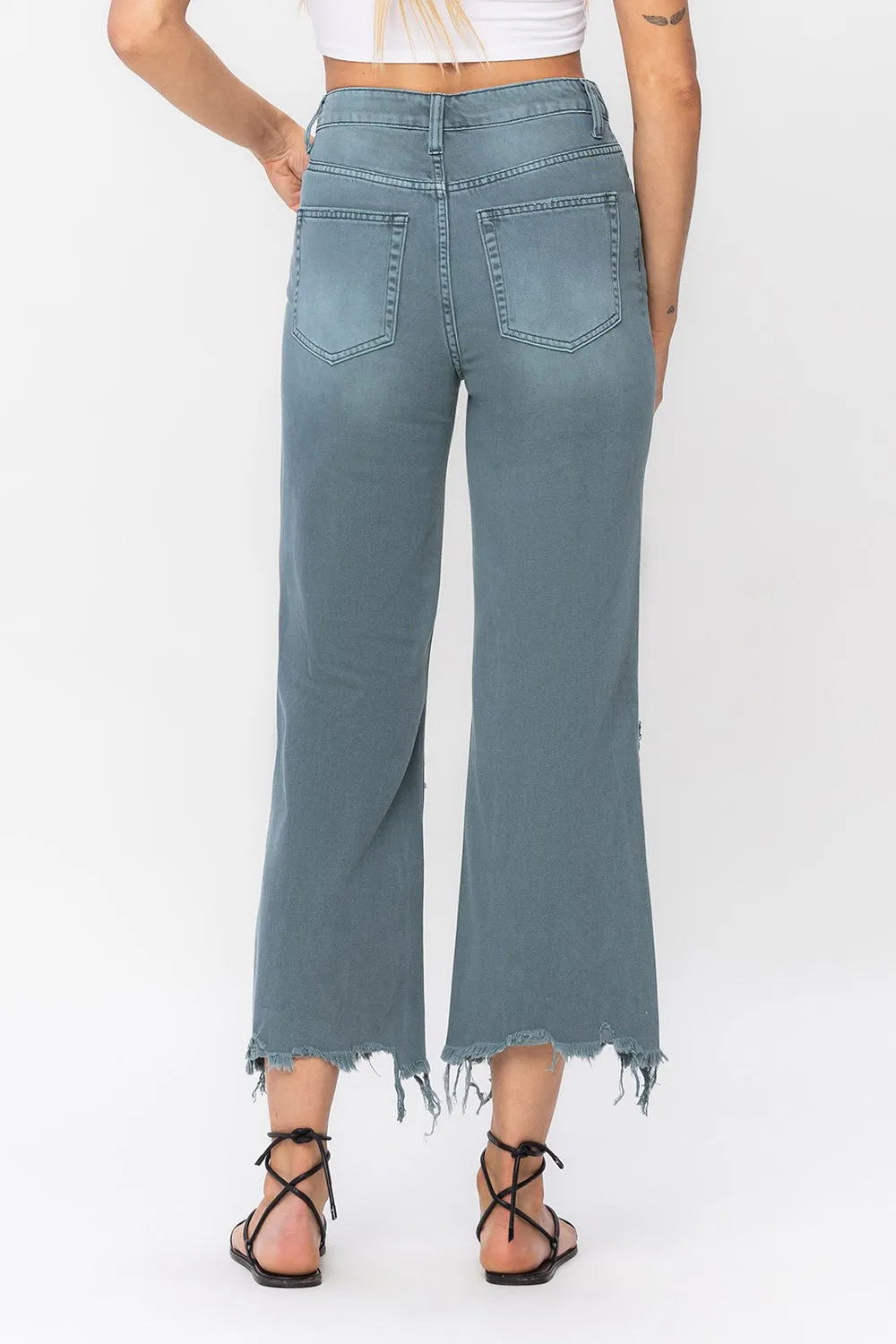 90's Vintage Crop Flare
