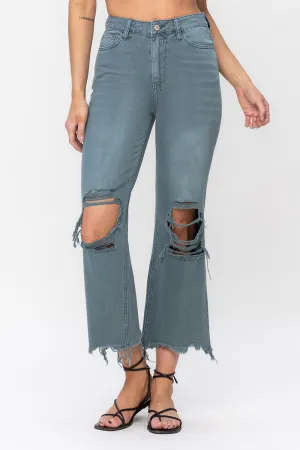 90's Vintage Crop Flare
