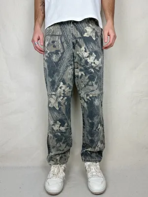 90's Wrangler Realtree Camo Vintage Double Knee Jeans Size 32x31
