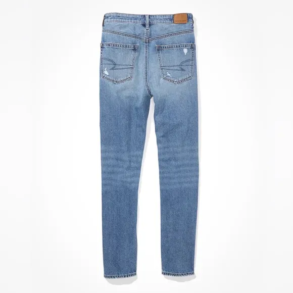 AE Ripped Mom Jean, in the color Cool Classic, Size 16, NWOT