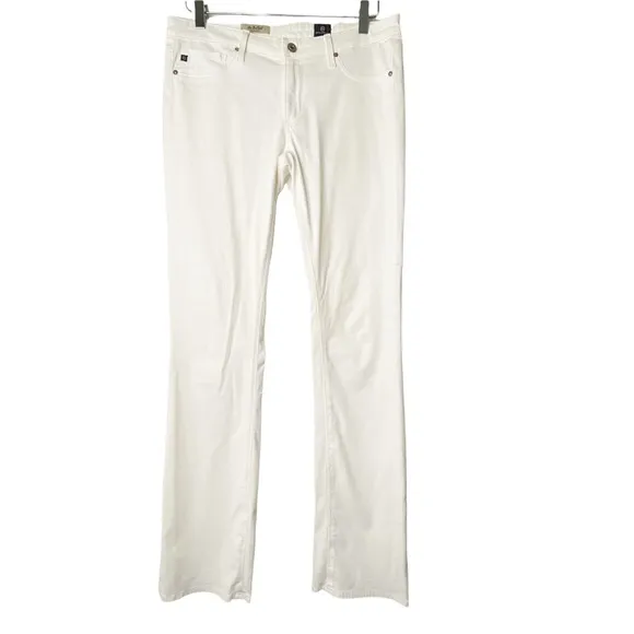 AG Adriano Goldschmied The Ballad Slim Boot Jeans Coastal Grandma White Size 29R