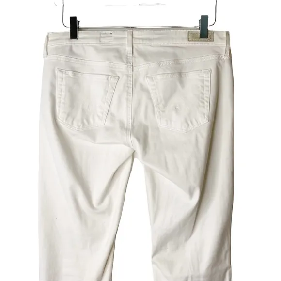 AG Adriano Goldschmied The Ballad Slim Boot Jeans Coastal Grandma White Size 29R