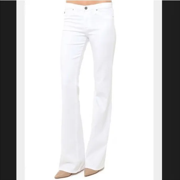 AG Adriano Goldschmied The Ballad Slim Boot Jeans Coastal Grandma White Size 29R