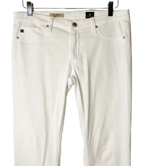 AG Adriano Goldschmied The Ballad Slim Boot Jeans Coastal Grandma White Size 29R