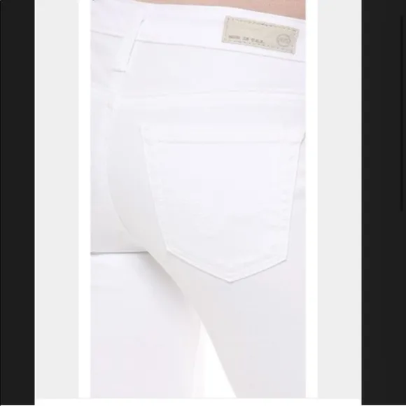 AG Adriano Goldschmied The Ballad Slim Boot Jeans Coastal Grandma White Size 29R