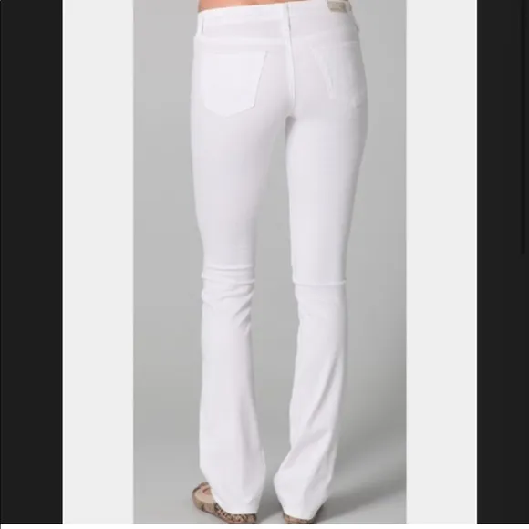 AG Adriano Goldschmied The Ballad Slim Boot Jeans Coastal Grandma White Size 29R