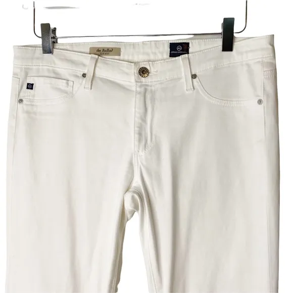 AG Adriano Goldschmied The Ballad Slim Boot Jeans Coastal Grandma White Size 29R