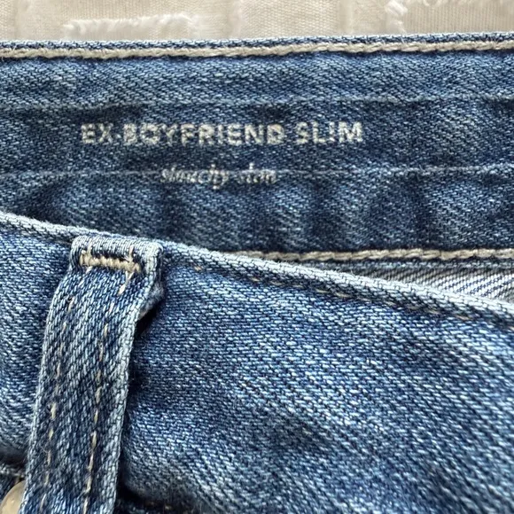AGOLDE Ex-Boyfriend Slouchy Slim Cropped Jeans, size 32