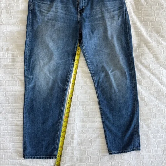 AGOLDE Ex-Boyfriend Slouchy Slim Cropped Jeans, size 32