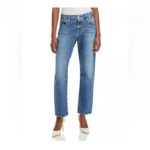 AGOLDE Ex-Boyfriend Slouchy Slim Cropped Jeans, size 32