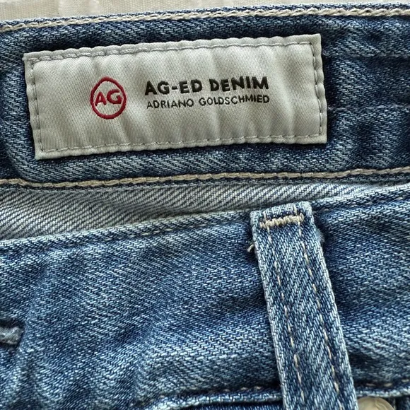AGOLDE Ex-Boyfriend Slouchy Slim Cropped Jeans, size 32