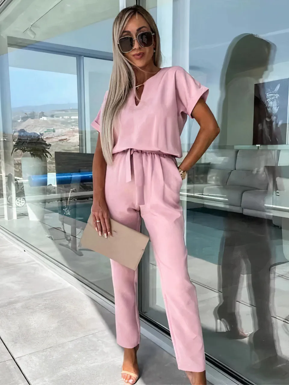 Aiuni® | Effortless and chic   jumpsuit
