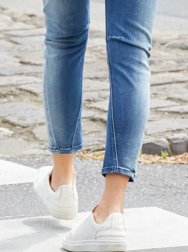 Alex Denim Joggers - Dark Blue Wash