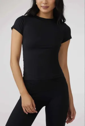 Another Version Women's Second Skin Tee – Black, Small