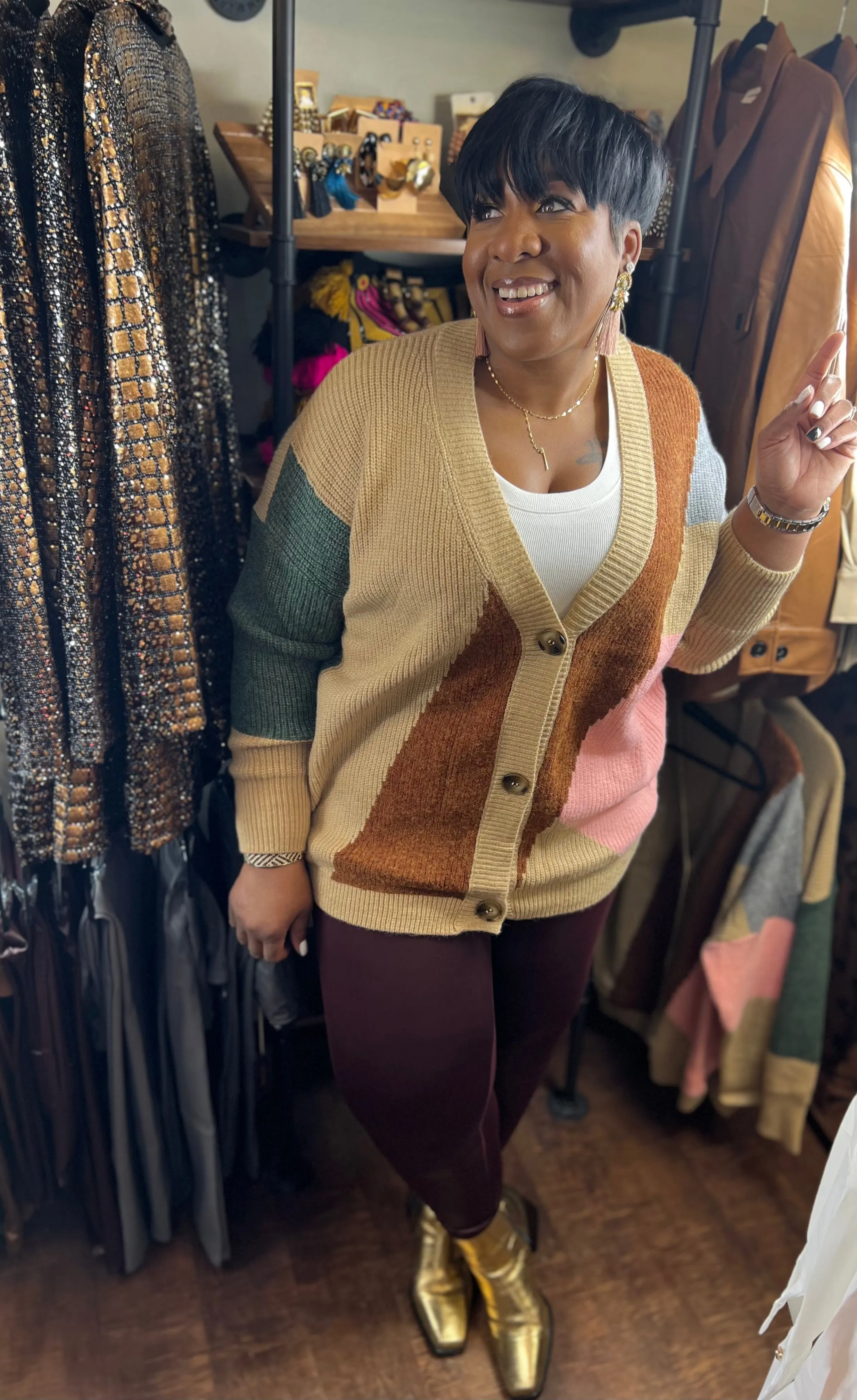 Argyle Cardigan
