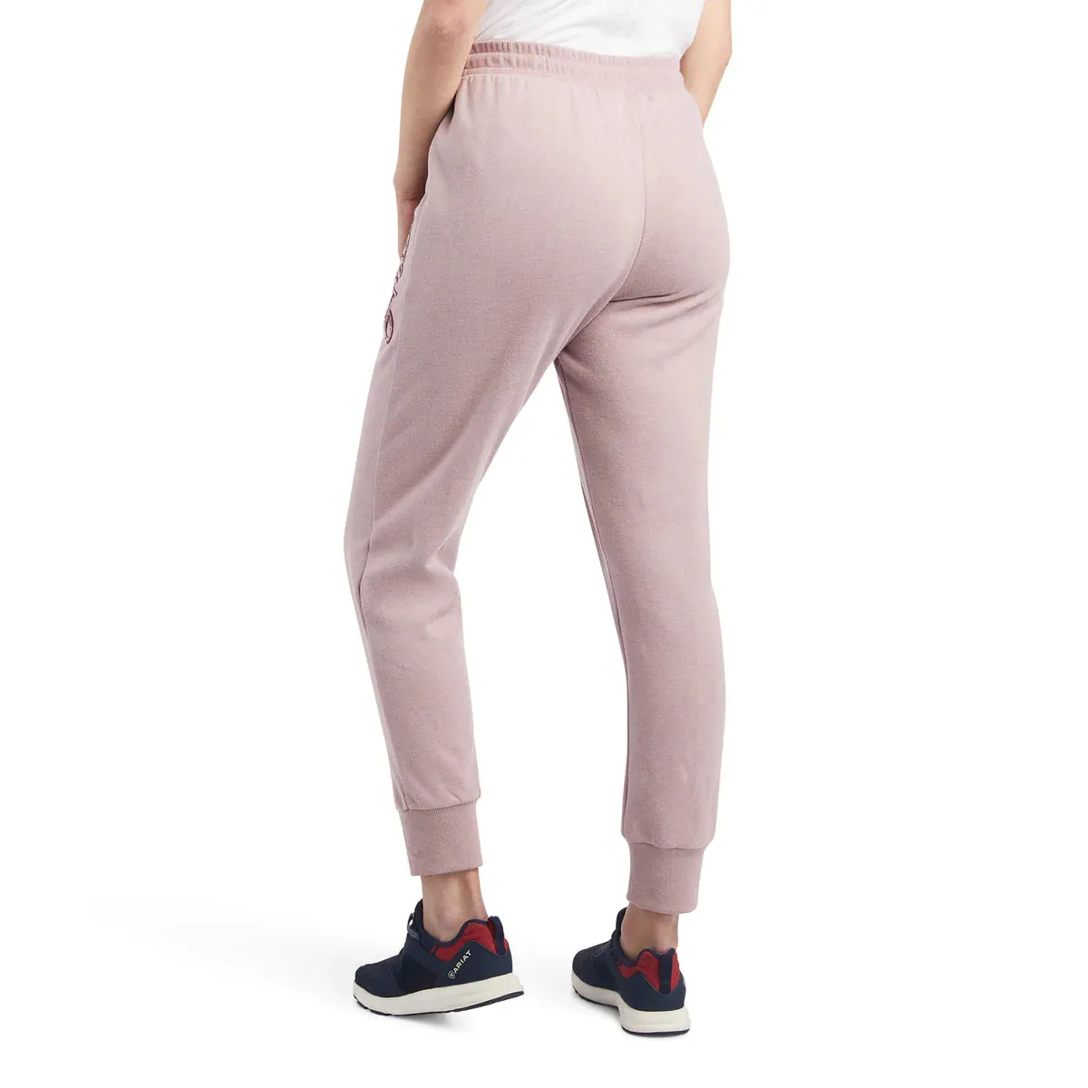 Ariat Ladies REAL Jogger Sweat Pants  - Nostalgia Rose Heather