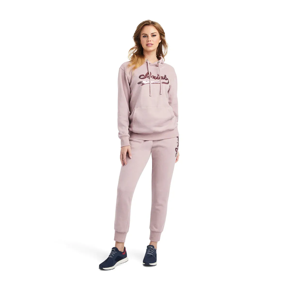 Ariat Ladies REAL Jogger Sweat Pants  - Nostalgia Rose Heather