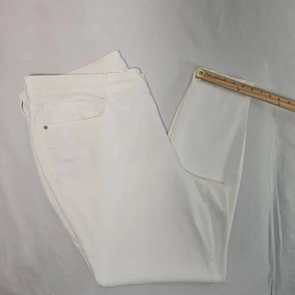 ATHLETA Performance Movement White Ultra Skinny Hi-Rise Jean Size 24X NEW! $118!