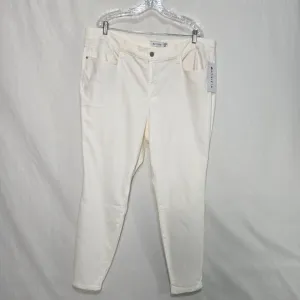 ATHLETA Performance Movement White Ultra Skinny Hi-Rise Jean Size 24X NEW! $118!