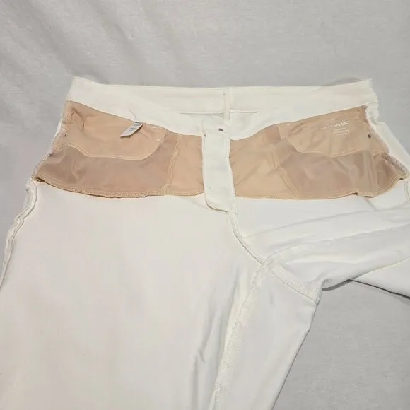 ATHLETA Performance Movement White Ultra Skinny Hi-Rise Jean Size 24X NEW! $118!