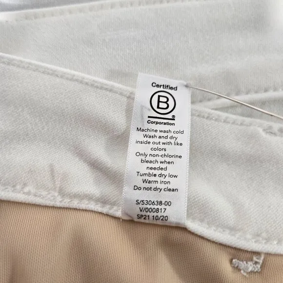 ATHLETA Performance Movement White Ultra Skinny Hi-Rise Jean Size 24X NEW! $118!