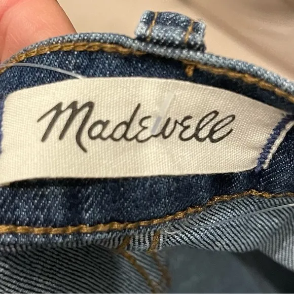 AU: Madewell The Perfect Vintage Crop Jeans Button Front High Rise Women's Sz 26