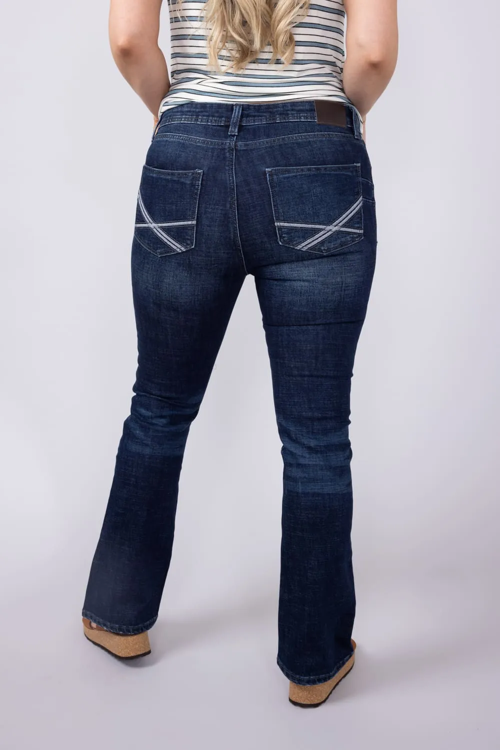 Axel Jeans Dorothy Slim Bootcut Flare Jeans for Women | AXWB0005