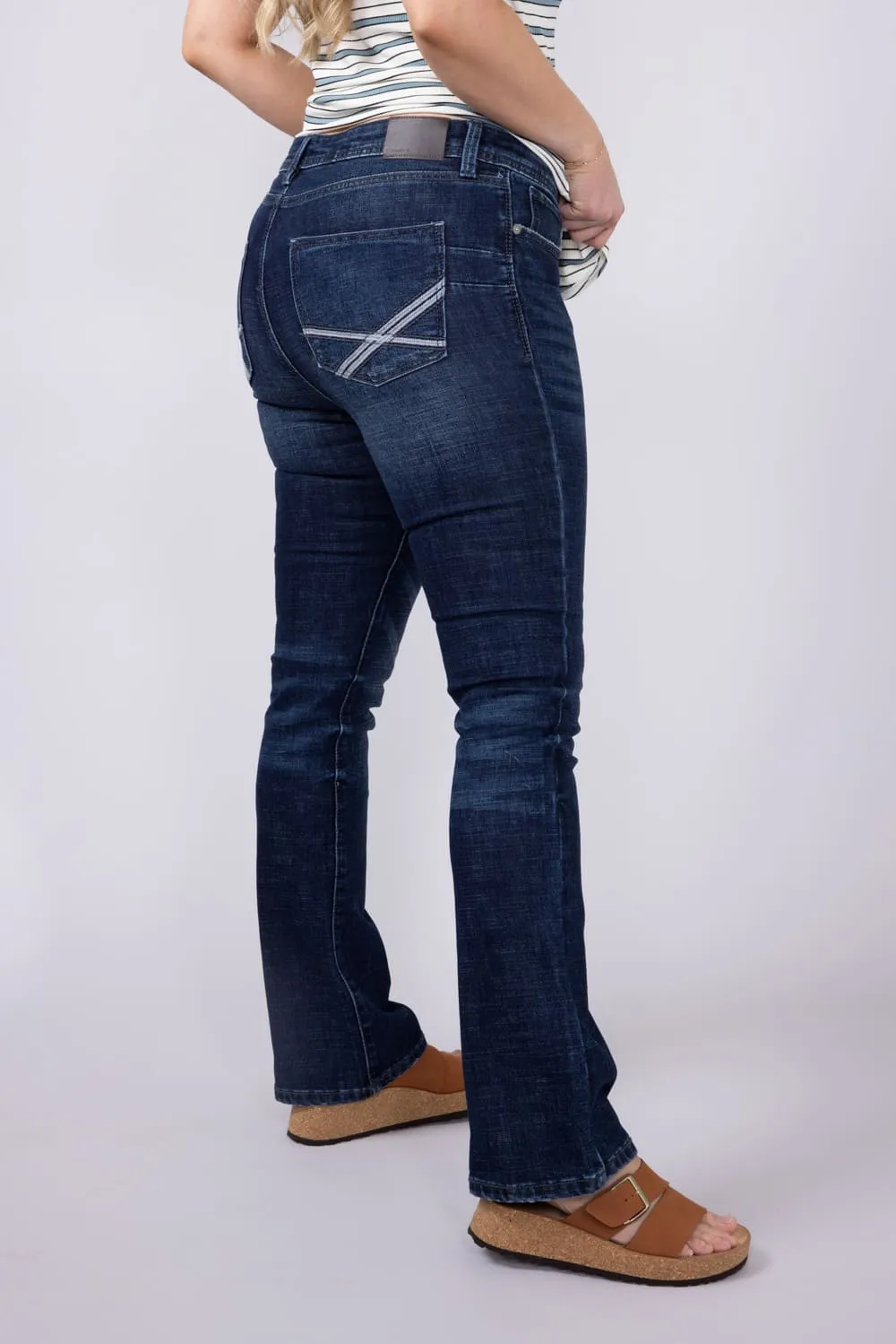 Axel Jeans Dorothy Slim Bootcut Flare Jeans for Women | AXWB0005