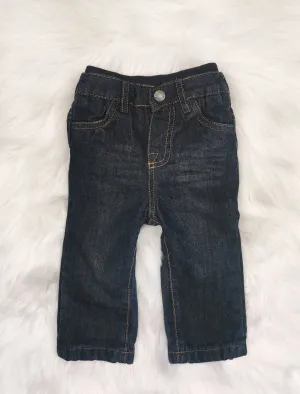 BABY BOY SIZE 6/9 MONTHS - EARLY DAYS, Lined Fall / Winter Jeans EUC B48