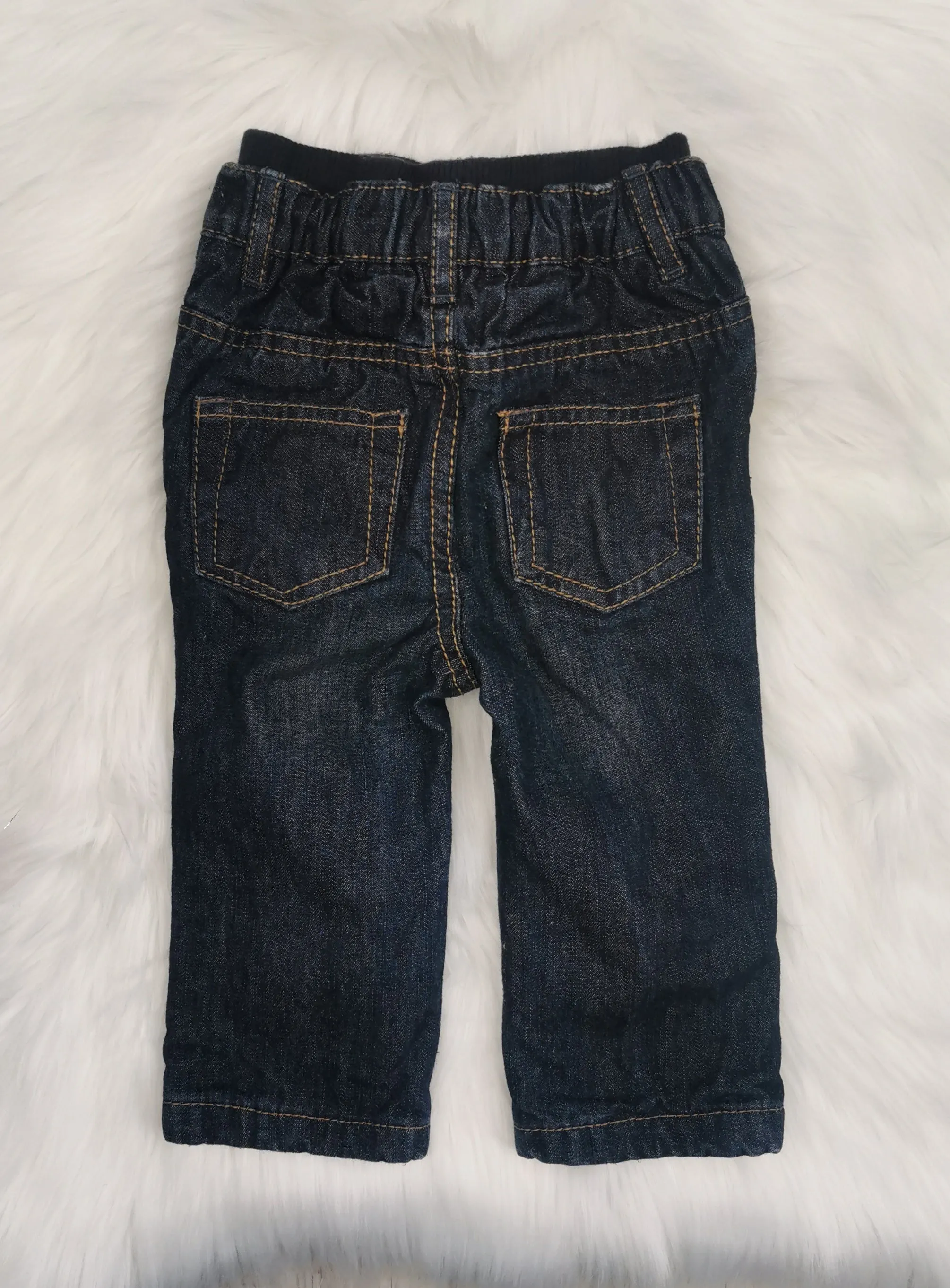 BABY BOY SIZE 6/9 MONTHS - EARLY DAYS, Lined Fall / Winter Jeans EUC B48