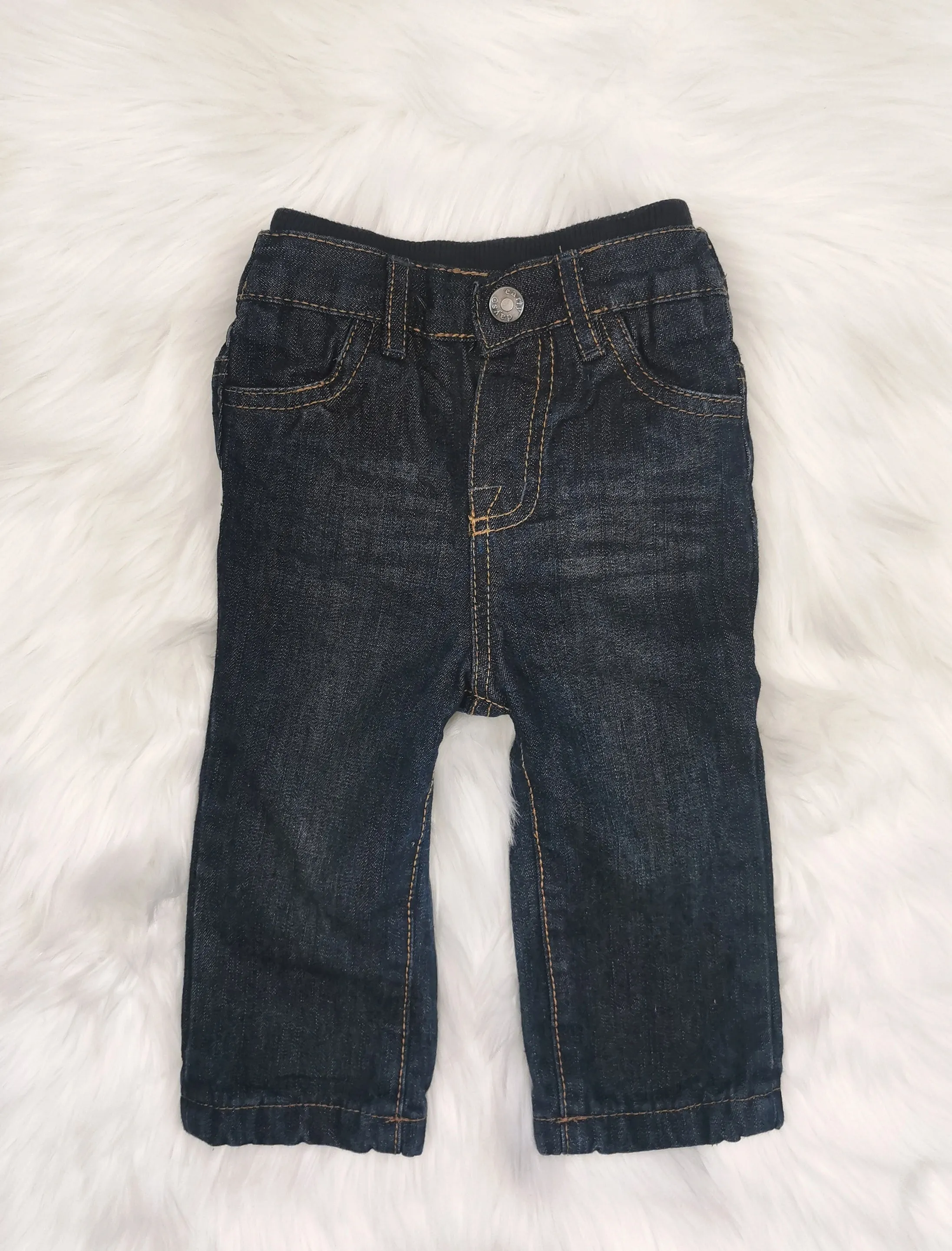 BABY BOY SIZE 6/9 MONTHS - EARLY DAYS, Lined Fall / Winter Jeans EUC B48