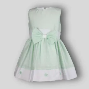 Baby Girls Mint Green Classic Style Summer Dress