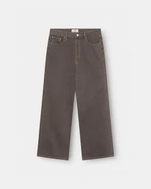 Baggy Denim Jeans Brown