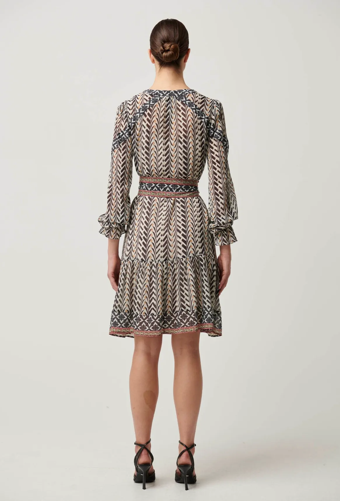 Bailey Crinkle Cotton Silk Dress