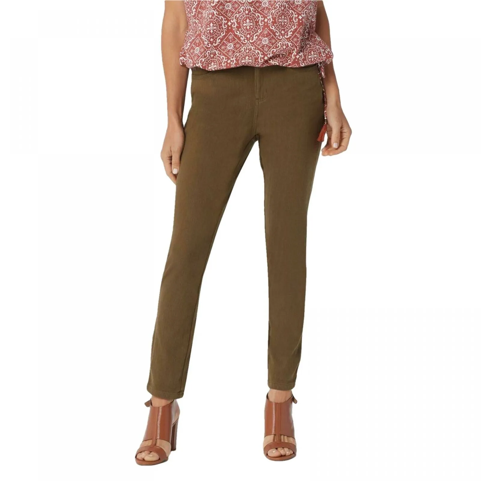 Belle by Kim Gravel Plus Size Flexibelle 5 Pocket Skinny Jeans
