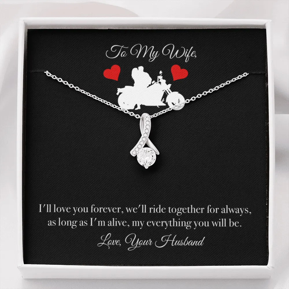 Biker Wife My Everything Alluring Beauty Necklace